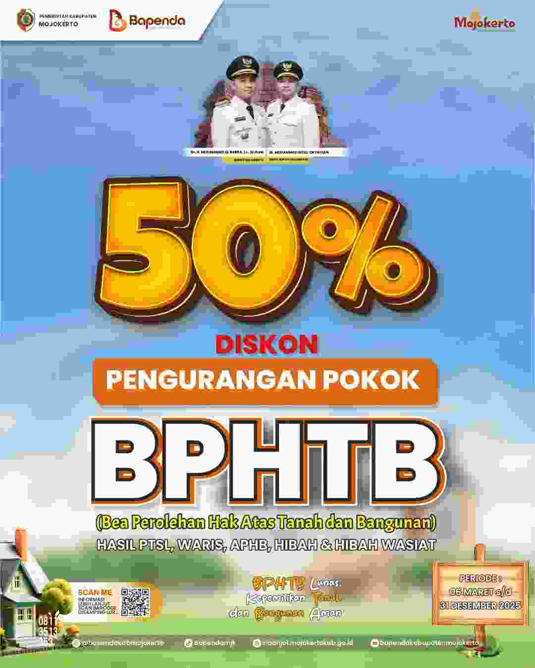 Pemberian pengurangan pokok BPHTB